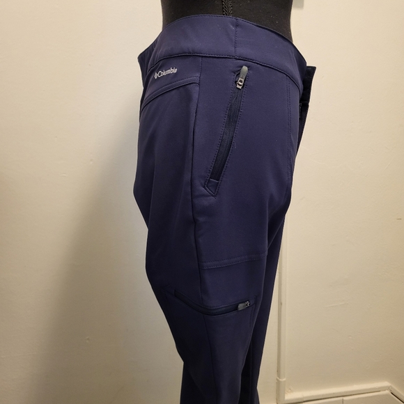 Columbia - Navy Blue Skinny Leg Slacks - Picture 2 of 6